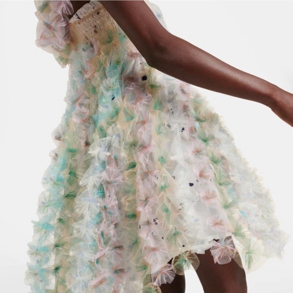 Floral off shoulder midi dress - Picture 3 of 3